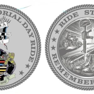 Memorial Day ride challenge coin